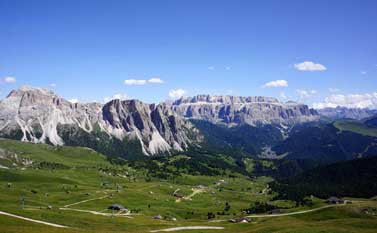 Wandern Seceda Sas Rigais Langkofel in den Dolomiten
