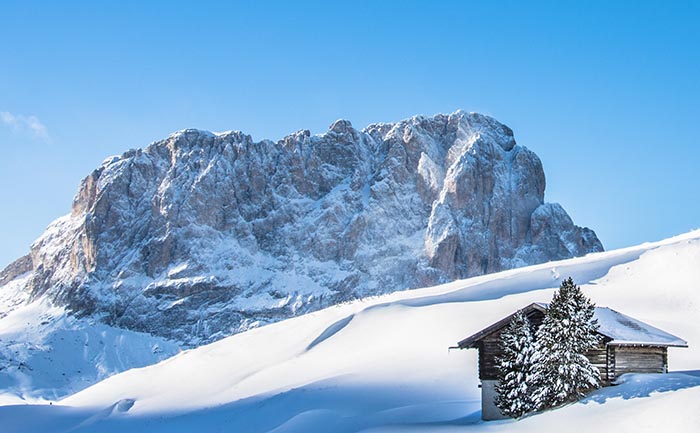Ski resort Selva Val Gardena Dolomites Italy