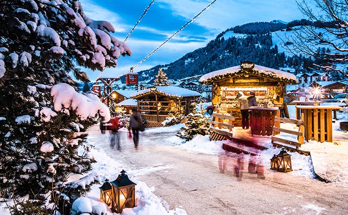 Christmas Market in Selva Val Gardena, Dolomites Italy